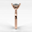 Anillo de Compromiso Umbral - Princess en oro rosa - vista 2