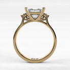 Anillo de Compromiso Umbral - Princess en oro amarillo - vista 3