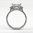 Anillo de Compromiso Umbral - Princess en oro blanco - vista 3