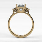 Anillo de Compromiso Umbral - Redondo en oro amarillo - vista 3