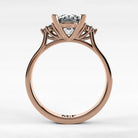 Anillo de Compromiso Umbral - Redondo en oro rosa - vista 3