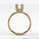 Anillo de Compromiso Balance - Esmeralda en oro amarillo - vista 3