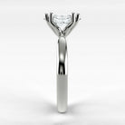 Anillo de Compromiso Balance - Marquesa en oro blanco - vista 2