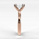 Anillo de Compromiso Balance - Marquesa en oro rosa - vista 2
