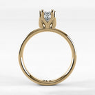 Anillo de Compromiso Balance - Marquesa en oro amarillo - vista 3