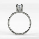 Anillo de Compromiso Balance - Marquesa en oro blanco - vista 3