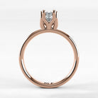Anillo de Compromiso Balance - Marquesa en oro rosa - vista 3