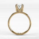 Anillo de Compromiso Balance - Oval en oro amarillo - vista 3