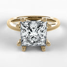 Anillo de Compromiso Balance - Princess en oro amarillo - vista 1