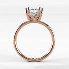 Anillo de Compromiso Balance - Princess en oro rosa - vista 3