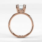 Anillo de Compromiso Balance - Redondo en oro rosa - vista 3