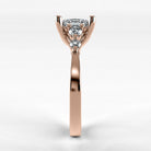Anillo de Compromiso Constelación - Princess en oro rosa - vista 2