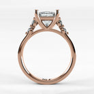 Anillo de Compromiso Constelación - Princess en oro rosa - vista 3