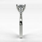 Anillo de Compromiso Constelación - Redondo en oro blanco - vista 2