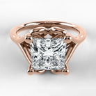 Anillo de Compromiso Apertura - Princess en oro rosa - vista 1