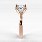 Anillo de Compromiso Apertura - Princess en oro rosa - vista 2