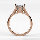 Anillo de Compromiso Apertura - Princess en oro rosa - vista 3