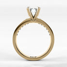 Anillo de Compromiso Pulso - Esmeralda en oro amarillo - vista 3
