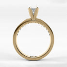 Anillo de Compromiso Pulso - Marquesa en oro amarillo - vista 3