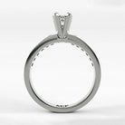 Anillo de Compromiso Pulso - Marquesa en oro blanco - vista 3