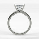 Anillo de Compromiso Pulso - Princess en oro blanco - vista 3