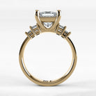 Anillo de Compromiso Eje - Princess en oro amarillo - vista 3