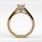 Anillo de Compromiso Trazo - Marquesa en oro amarillo - vista 3