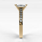 Anillo de Compromiso Trazo - Princess en oro amarillo - vista 2