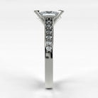 Anillo de Compromiso Trazo - Princess en oro blanco - vista 2