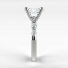 Anillo de Compromiso Intenso - Marquesa en oro blanco - vista 2