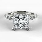 Anillo de Compromiso Intenso - Princess en oro blanco - vista 1