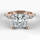 Anillo de Compromiso Intenso - Princess en oro rosa - vista 1