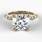 Anillo de Compromiso Intenso - Redondo en oro amarillo - vista 1