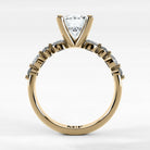 Anillo de Compromiso Intenso - Redondo en oro amarillo - vista 3