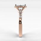 Anillo de Compromiso Eterno - Marquesa en oro rosa - vista 2