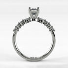 Anillo de Compromiso Eterno - Marquesa en oro blanco - vista 3
