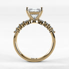 Anillo de Compromiso Eterno - Princess en oro amarillo - vista 3