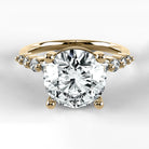 Anillo de Compromiso Eterno - Redondo en oro amarillo - vista 1