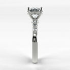 Anillo de Compromiso Eterno - Redondo en oro blanco - vista 2