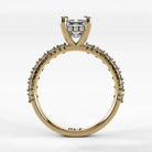 Anillo de Compromiso Herencia - Esmeralda en oro amarillo - vista 3