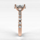 Anillo de Compromiso Herencia - Marquesa en oro rosa - vista 2