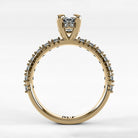 Anillo de Compromiso Herencia - Marquesa en oro amarillo - vista 3