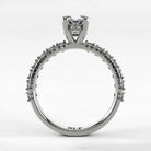Anillo de Compromiso Herencia - Marquesa en oro blanco - vista 3
