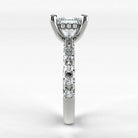 Anillo de Compromiso Herencia - Princess en oro blanco - vista 2