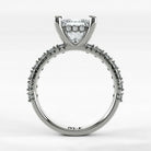 Anillo de Compromiso Herencia - Princess en oro blanco - vista 3