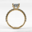 Anillo de Compromiso Herencia - Redondo en oro amarillo - vista 3