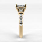 Anillo de Compromiso Noble - Princess en oro amarillo - vista 2