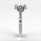Anillo de Compromiso Supremo - Marquesa en oro blanco - vista 2