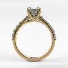Anillo de Compromiso Supremo - Marquesa en oro amarillo - vista 3