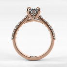 Anillo de Compromiso Supremo - Marquesa en oro rosa - vista 3